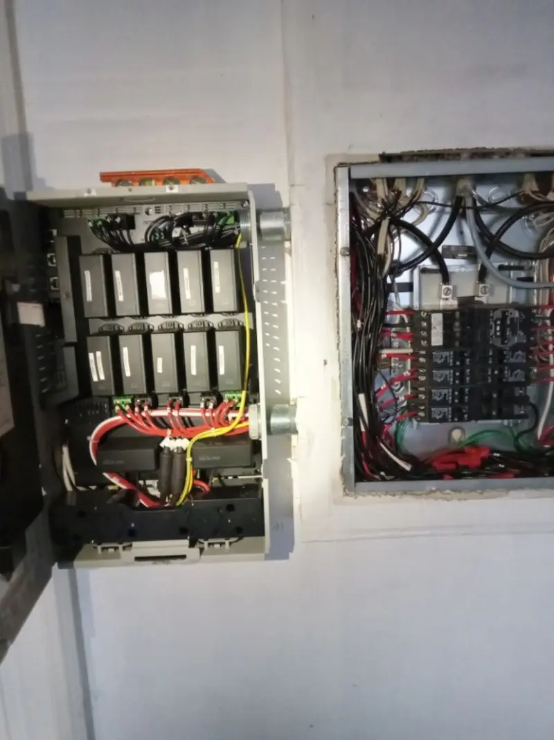Electrical panel upgrade completed for Carbon Monoxide Detector Installation in Kenmore